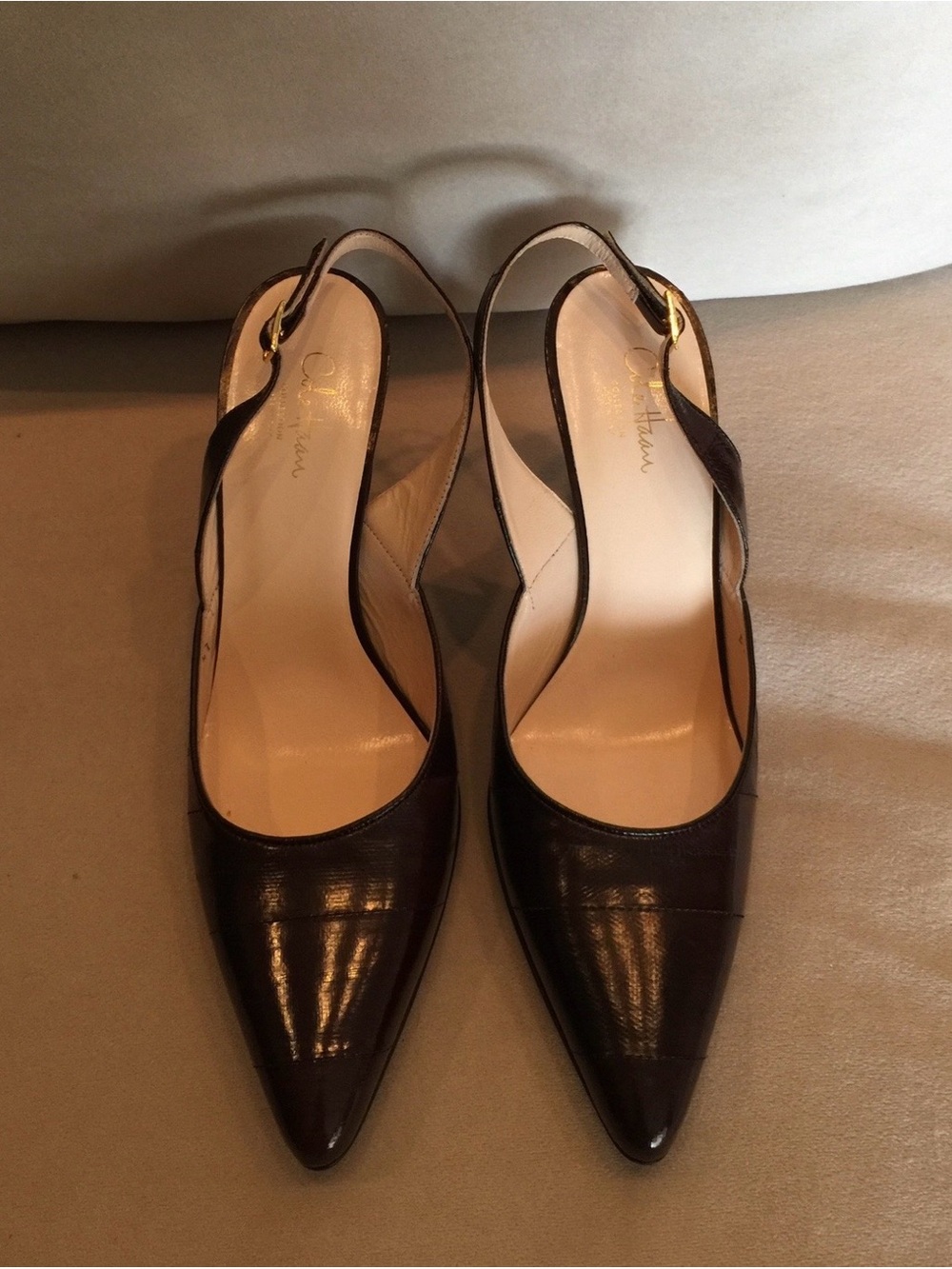 Cole Haan Chantel sling eelskin-NWB-size 7.5B - Picture 4 of 10